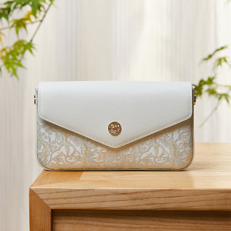 Brocade Jacquard Chic Elegant Lady Clutch Bag - SinoCultural