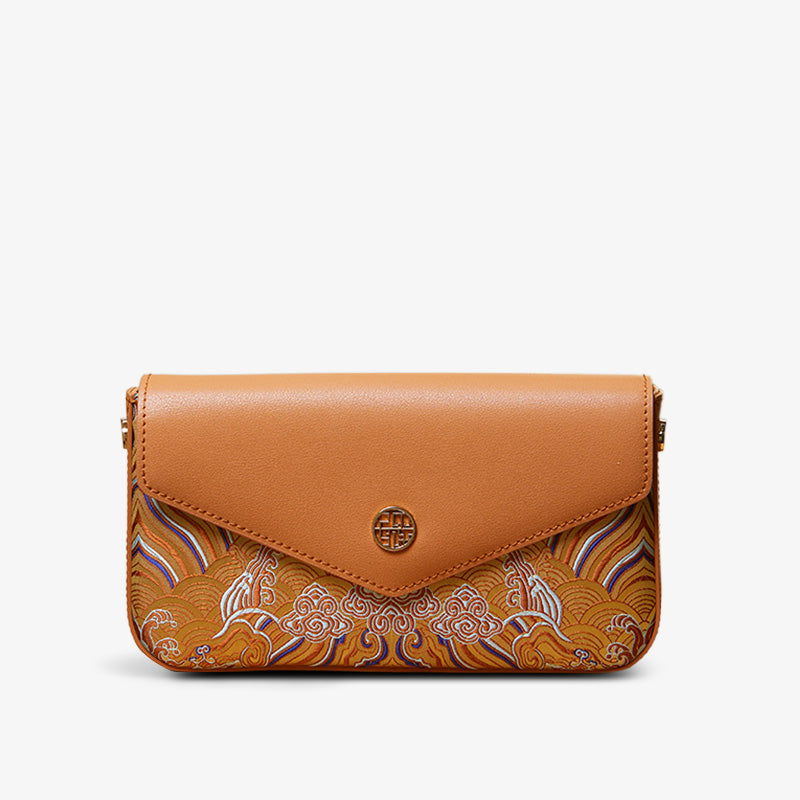 Brocade Jacquard Chic Elegant Lady Clutch Bag - SinoCultural