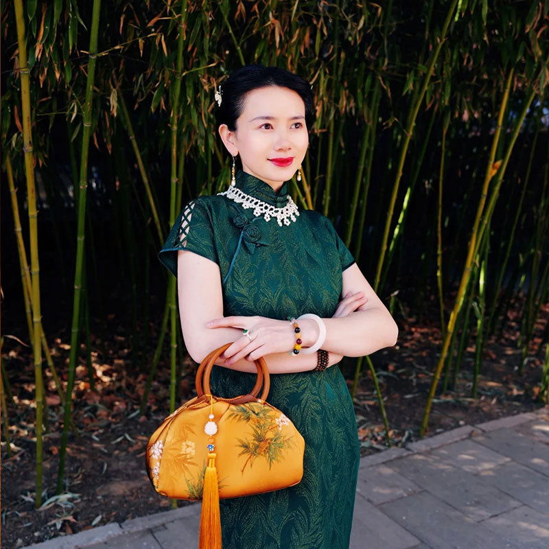 Chinese Mulberry Silk Handcrafted Handbag - SinoCultural