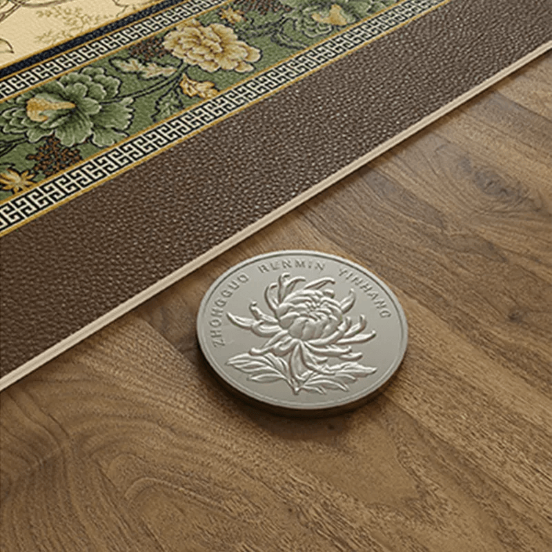 Chinoiserie Retro Leather Table Mat Waterproof Oil Proof Heat Resistant - SinoCultural -- TM056A6060 - 