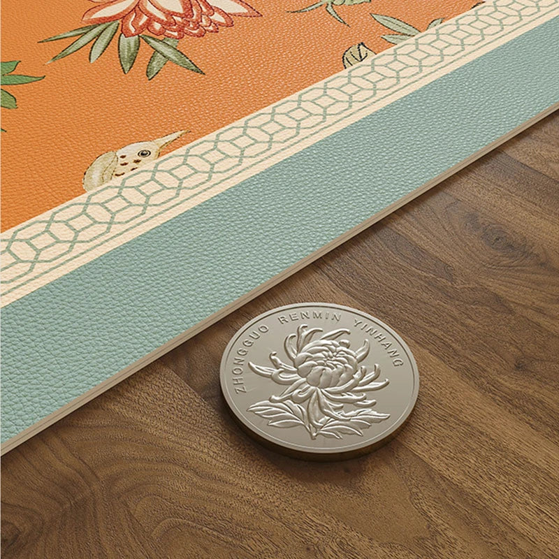 Chinoiserie Retro Spring Floral Square Table Mat