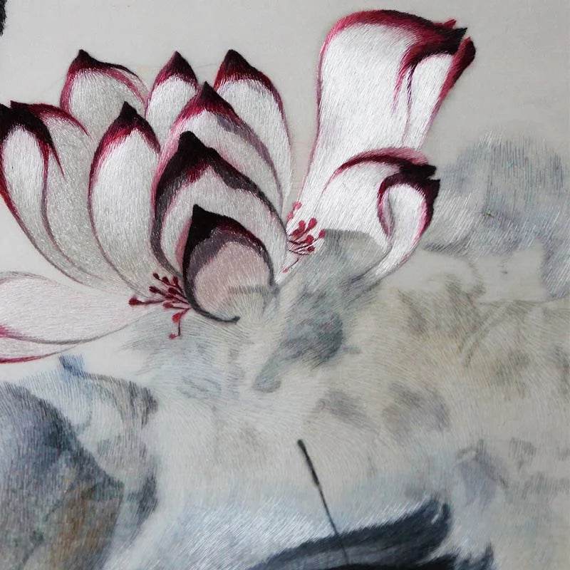 Colorful Ink Lotus - SinoCultural