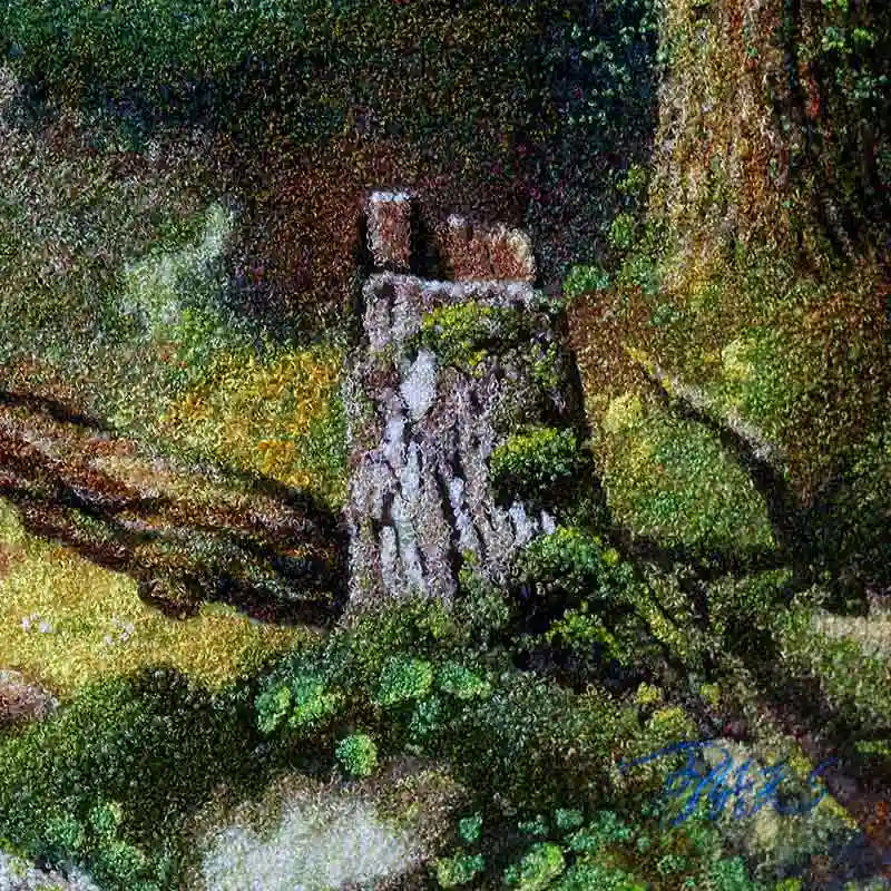 SinoCultural 'Enchanted Forest' Embroidery | Master Wang Xinyuan | Lush Nature Artwork