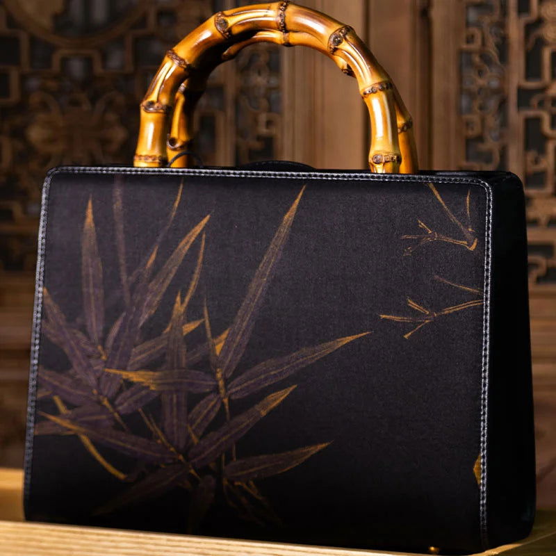 Fragrant Cloud Silk Chinese Style Vintage Handbag - SinoCultural