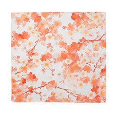 100% Mulberry Silk Elegant Silk Scarf Hundred Flowers Design 65x65cm