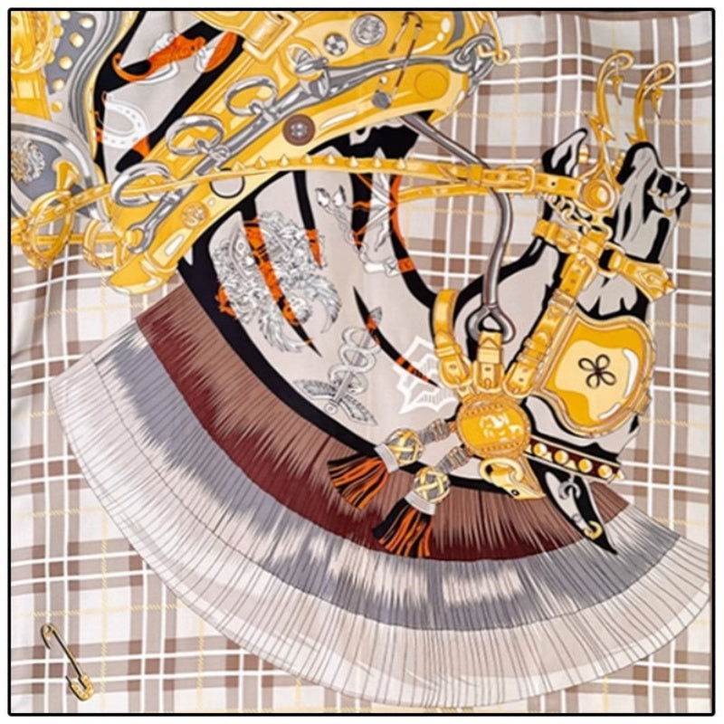 Mulberry Silk 14 Momme Silk Square Scarf 88x88 cm - SinoCultural