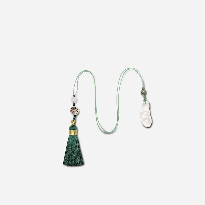 Neo-Chinese Style Elegant Vintage Bookmark and Bag Tassel Pendant - SinoCultural