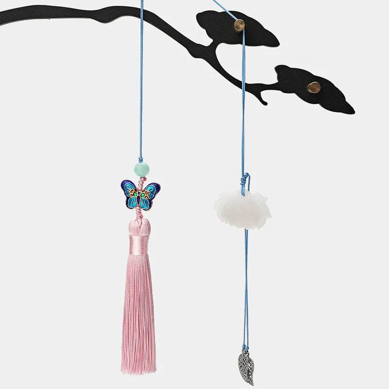 Neo-Chinese Style Elegant Vintage Bookmark and Bag Tassel Pendant - SinoCultural