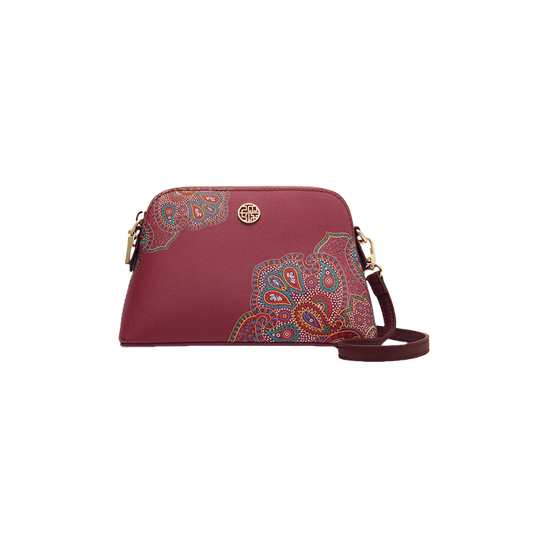 Chinese Style Leather Red Wedding Women's Handheld Wallet