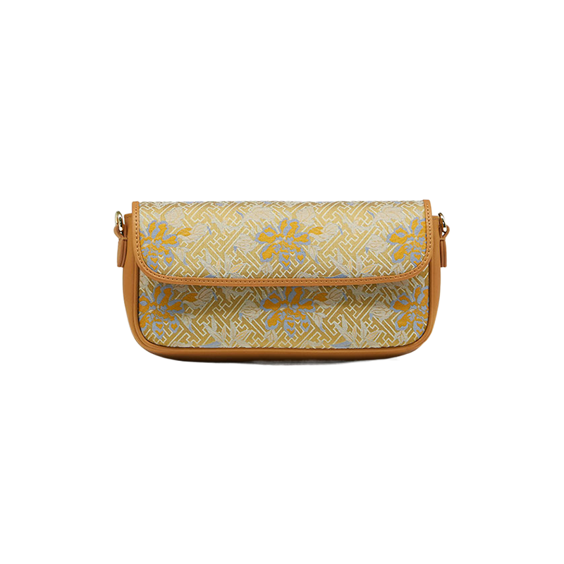 Song Brocade Mulberry Silk Traditional Shoulder Bag