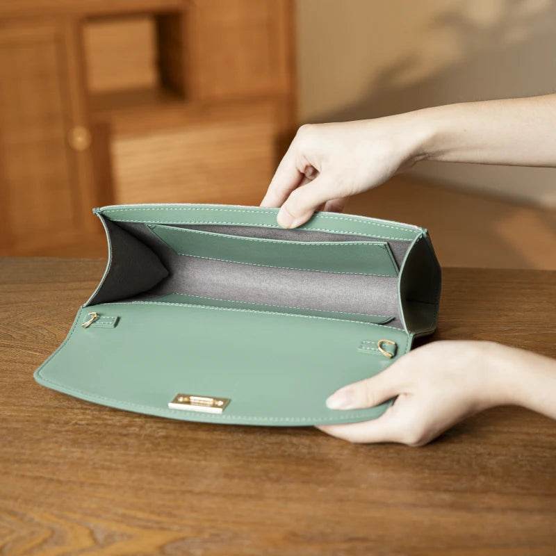 Song Brocade Color-Woven Silk Clutch Bag Evening Bag - SinoCultural -- KM-0227-M2 - 