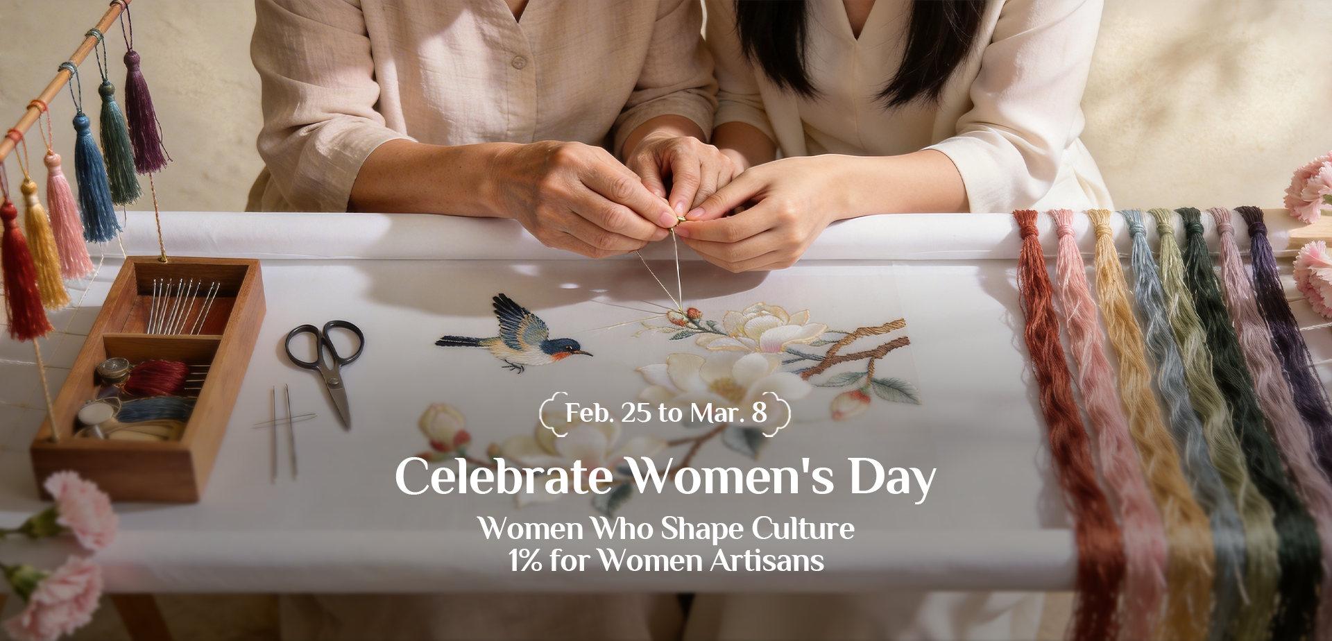 Celebrate Women's Day | Bags & Scarves Promotion.