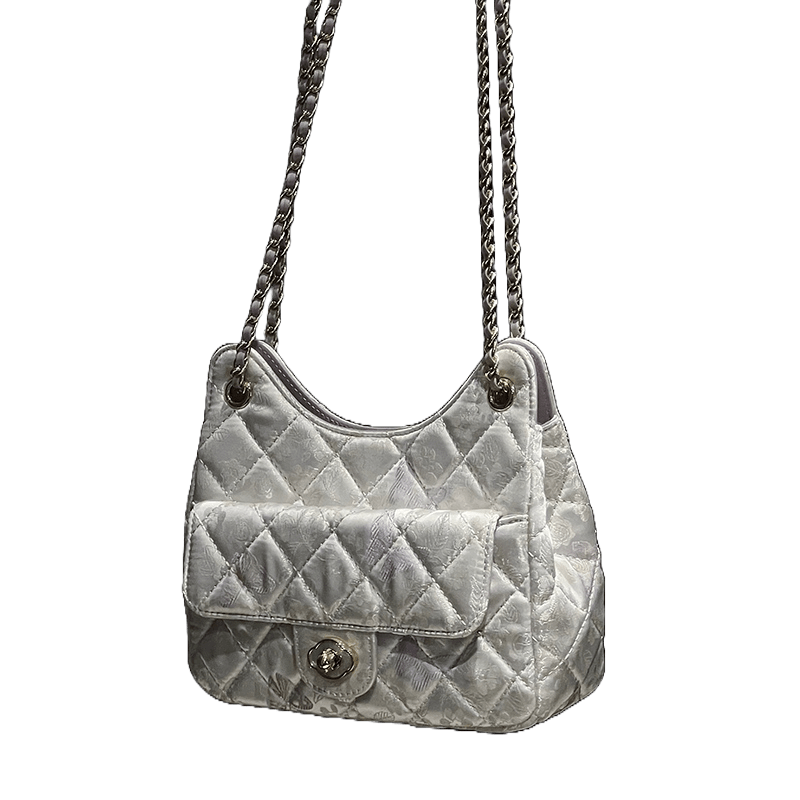 Chinoiserie Luxury Heritage Gold Brocade Underarm Bag - SinoCultural -- JD270625-P