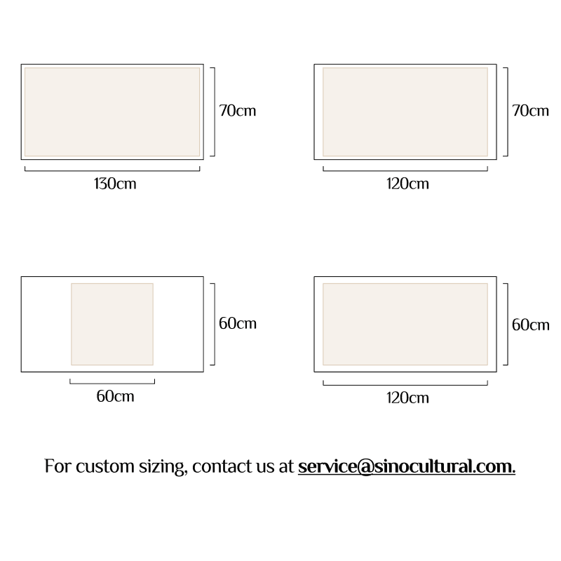 Custom Table Mat Detailed Images.