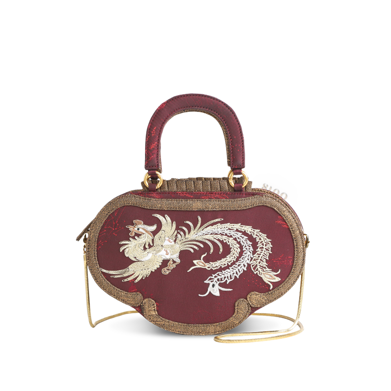 Ultra-Light Cloud Shape Handbag in Recycled Fabric with Hualuo Silk 145g - SinoCultural